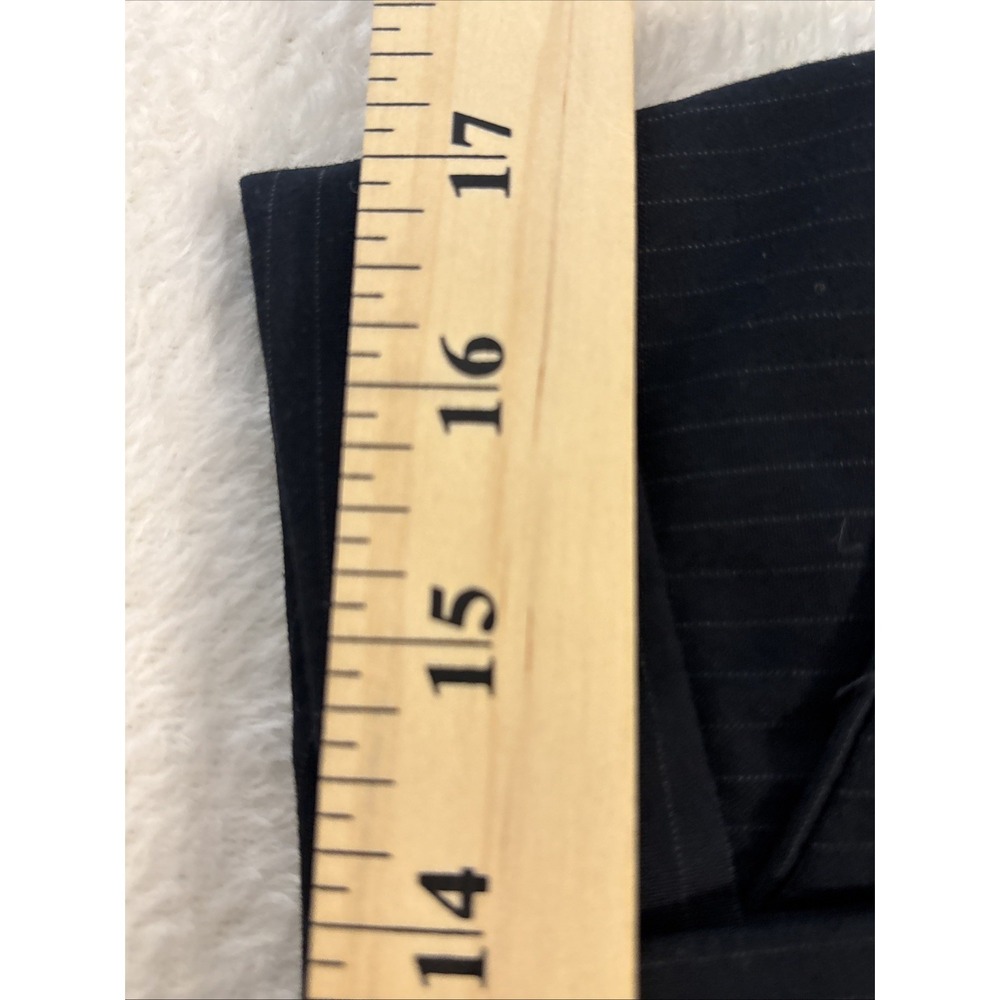 Gap Perfect Trouser Womens Size 10A Stretch Navy Pinstripe Career Dress Pants - Picture 5 of 13
